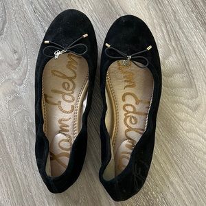 Sam Edelman Felicia flat - black suede (6.5)